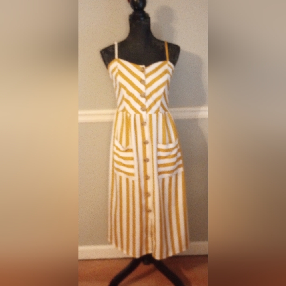 80'sYellow 💛 Summer Sundress